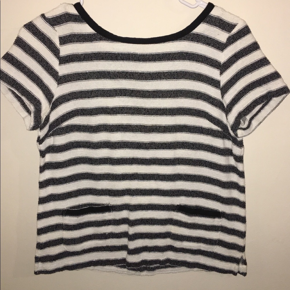 Black and white top